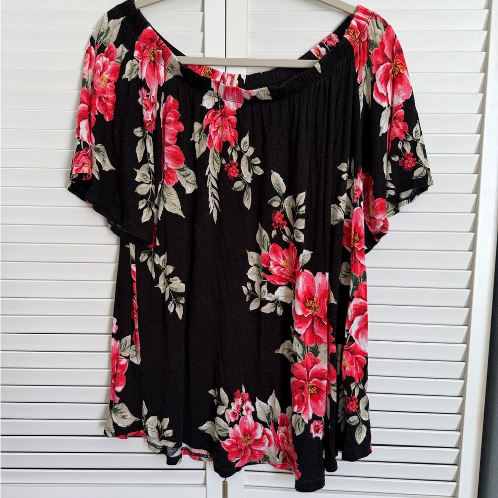 JJ Boutique Floral Blouse